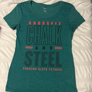 Reebok CrossFit CHALK and STEEL women’s tee shirt